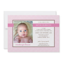 PHOTO BAPTISM INVITE :: glory 3L