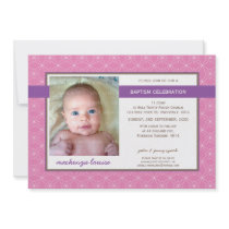 PHOTO BAPTISM INVITE :: glory 7L