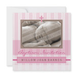 PHOTO BAPTISM INVITES :: stylishly 2SQ invitations