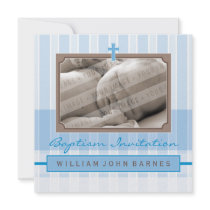 PHOTO BAPTISM INVITES :: stylishly 4SQ