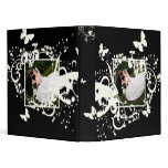 Photo Binder, heart flowers and butterflies