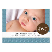 Photo Birth Announcement  - boy (#BIRTH 001) invitations