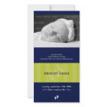 PHOTO BIRTH ANNOUNCEMENT :: happy feet 12P Photo Greeting Card