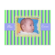 Photo Birth Announcement postcards