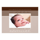 PHOTO BIRTH ANNOUNCEMENT :: softly spotted 1L