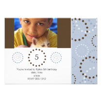 Photo Birthday Invitation  (#INV 005) invitations