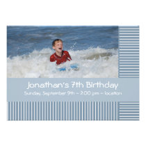 Photo birthday invitation  (#INV 036) invitations