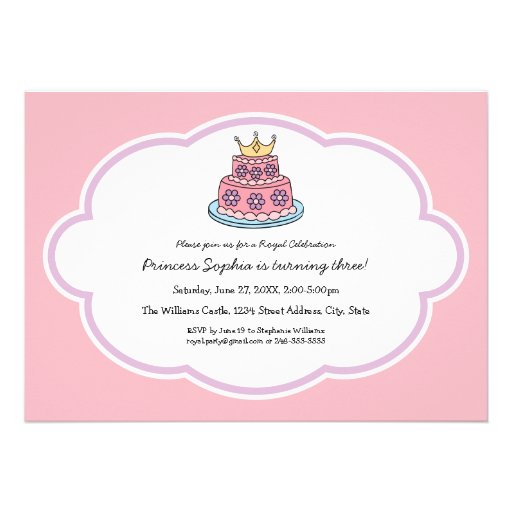 Photo Birthday Party Invitation | Pink Princess