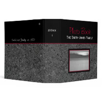 Photo Book / Red - Photo (2") Vinyl Binder