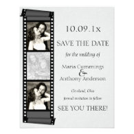 Photo Booth Save The Date Personalized Invitations