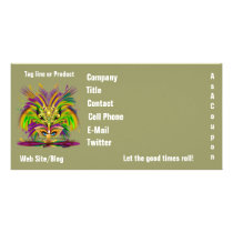Photo Business Mardi Gras Please View Notes Customized Photo Card