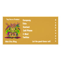 Photo Business Mardi Gras Please View Notes Photo Greeting Card