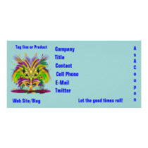 Photo Business Mardi Gras Please View Notes Customized Photo Card