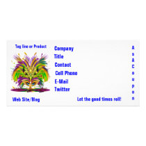 Photo Business Mardi Gras Please View Notes Photo Greeting Card