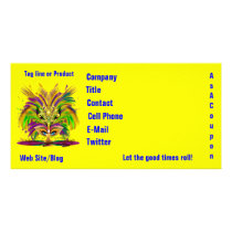 Photo Business Mardi Gras Please View Notes Customized Photo Card