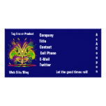 Photo Business Mardi Gras Please View Notes Photo Card Template