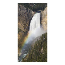 Photo Card - AM Rainbow, Lower Falls of the Yellow