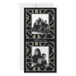 Photo Card Art Deco Elegant Black