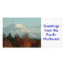 Photo Card: Autumn Mt. Rainer