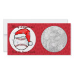 Photo Card - Christmas Baseball