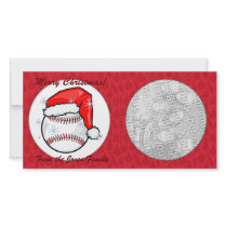 Photo Card - Christmas Baseball
