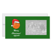Photo Card - Christmas Basketball