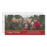Photo Card: Happy Holidays with 1 large photo photo cards
