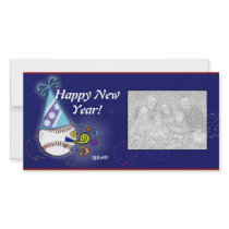 Photo Card - New Year Baseball