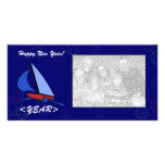 Photo Card - New Year Sailboat