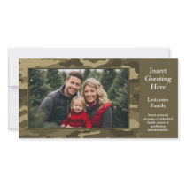 Photo Card - Tan Camo (Holiday, Family, Other) photo cards