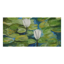 Photo Card - Water Lilies at Hopeland Gardens photo cards