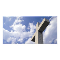 Photo Card - White Stone Cross