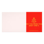 [Crown] keep calm and miss you more than idiot one's  Photo Cards