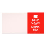 [Cup] keep calm and drink tea  Photo Cards
