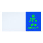 [Crown] keep calm and love amaan  Photo Cards