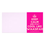 [Dancing crown] keep calm and stay cool like waasifah  Photo Cards