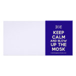 [UK Flag] keep calm and blow up the mosk  Photo Cards