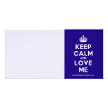 [Crown] keep calm and love me  Photo Cards