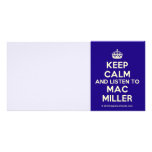 [Crown] keep calm and listen to mac miller  Photo Cards