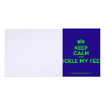 [Feet] keep calm and tickle my feet  Photo Cards