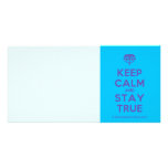 [Crown upside down] keep calm and stay true  Photo Cards