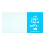 [Bicycle] keep calm and pedal on  Photo Cards