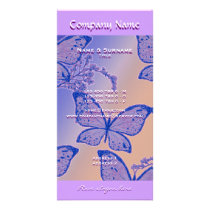 Photo cards template - customizable butterflies