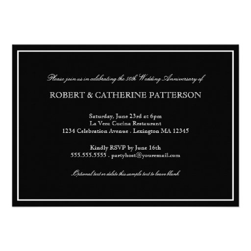 Photo Celebration 50th Wedding Anniversary Personalized Invites