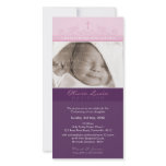 PHOTO CHRISTENING INVITATIONS :: elegant 4 Photo Card Template