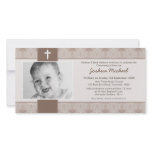 PHOTO CHRISTENING INVITATIONS :: pretty 4L Picture Card