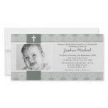 PHOTO CHRISTENING INVITATIONS :: pretty 7L Customized Photo Card