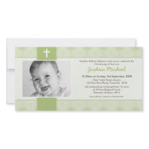 PHOTO CHRISTENING INVITATIONS :: pretty 8L Customized Photo Card