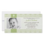 PHOTO CHRISTENING INVITATIONS :: pretty 8L Customized Photo Card