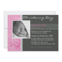 PHOTO CHRISTENING INVITES :: posh 2L
